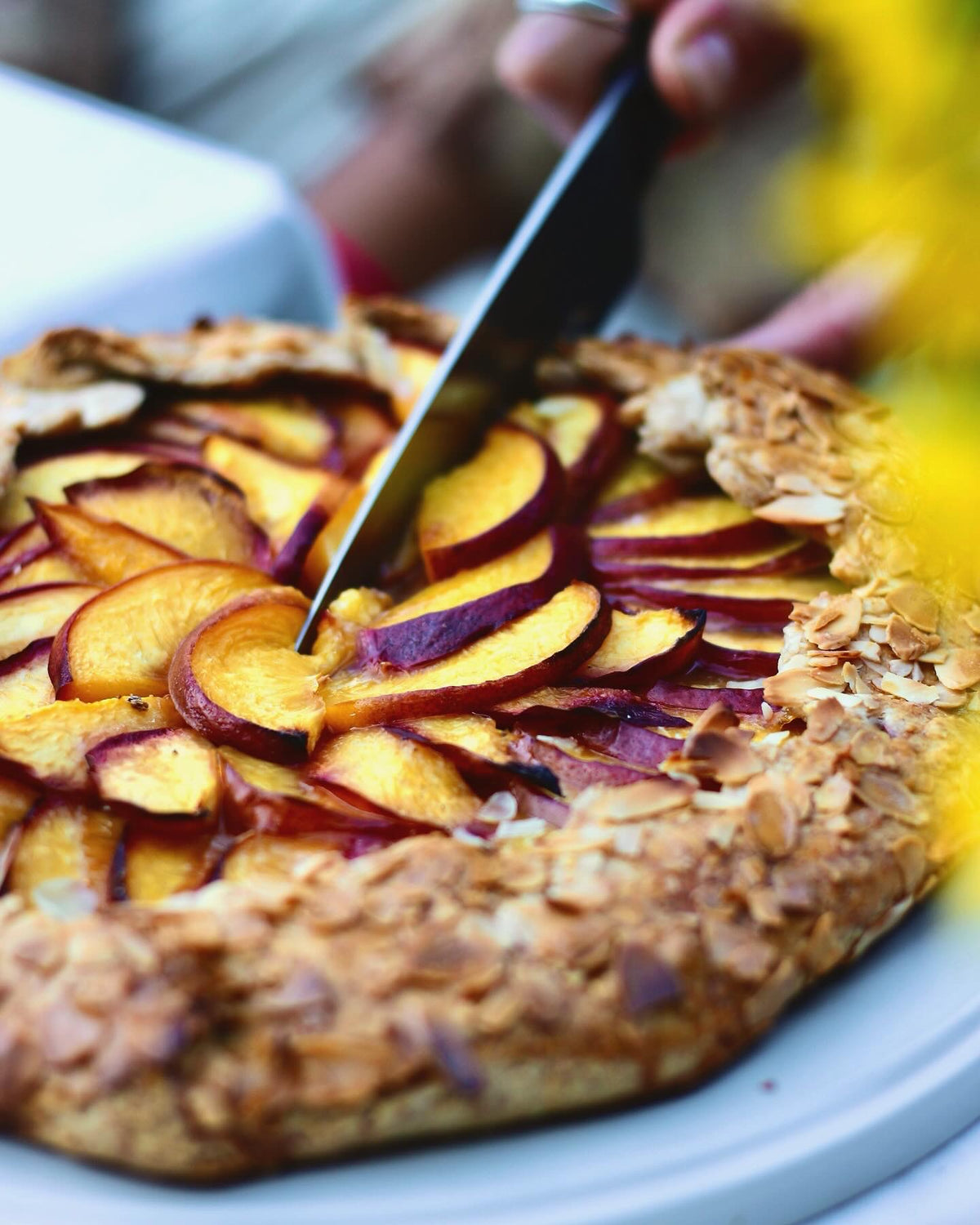 Galette with seasonal Fruit